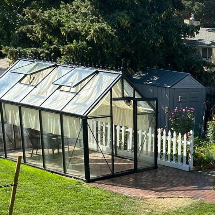 Janssens | 8x12.5x8 ft Junior Victorian J-VIC 24 Glass Greenhouse Kit With 4mm Tempered Glass Glazing