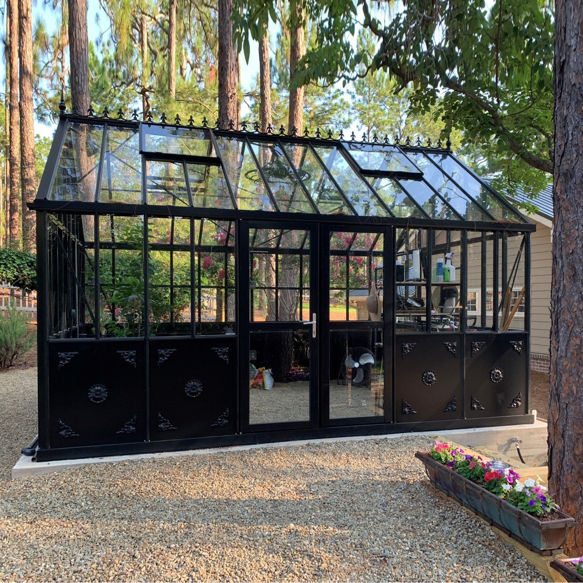 Janssens | 10x20x9 ft Retro Royal Victorian VI 36 Medium Greenhouse Kit With 4mm Tempered Glass Glazing
