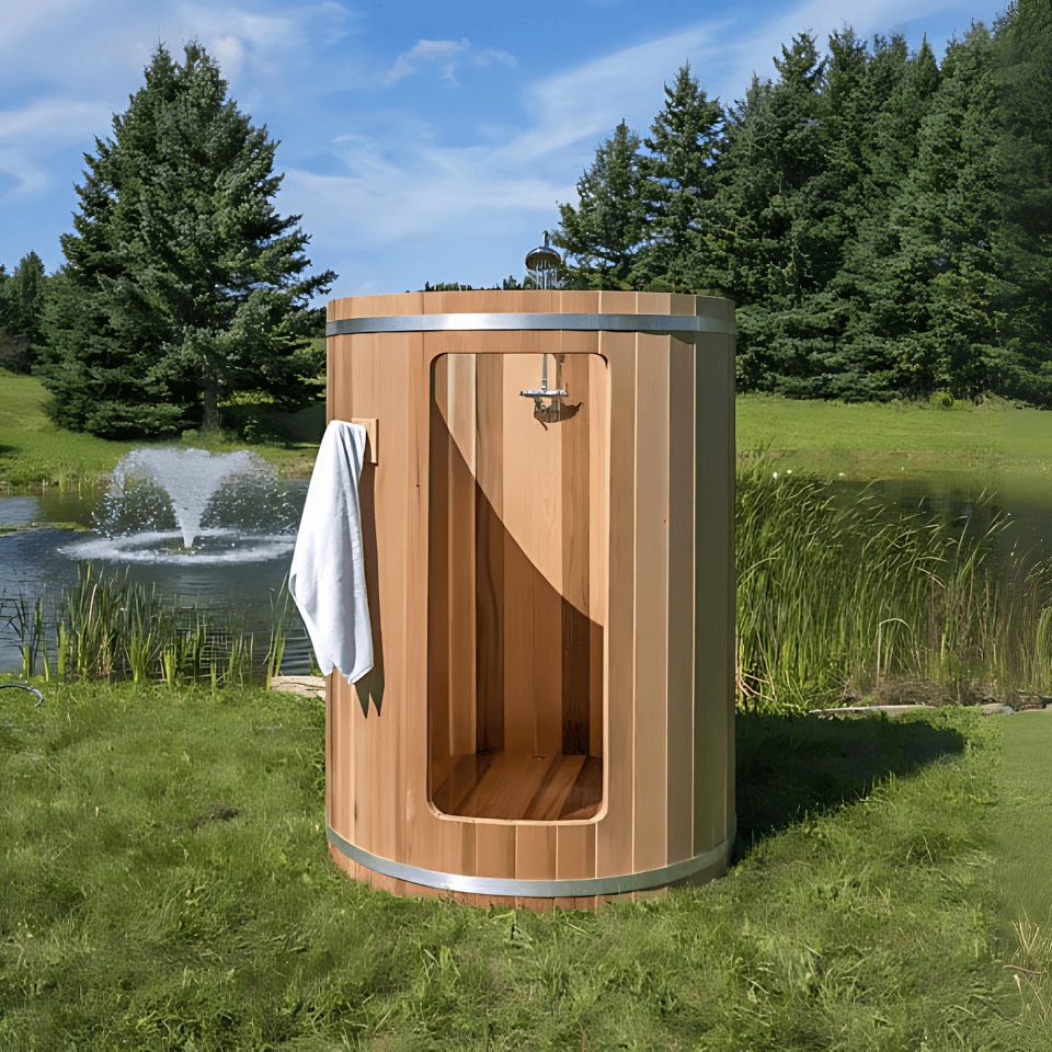 Dundalk – Rainbow Barrel Outdoor Shower