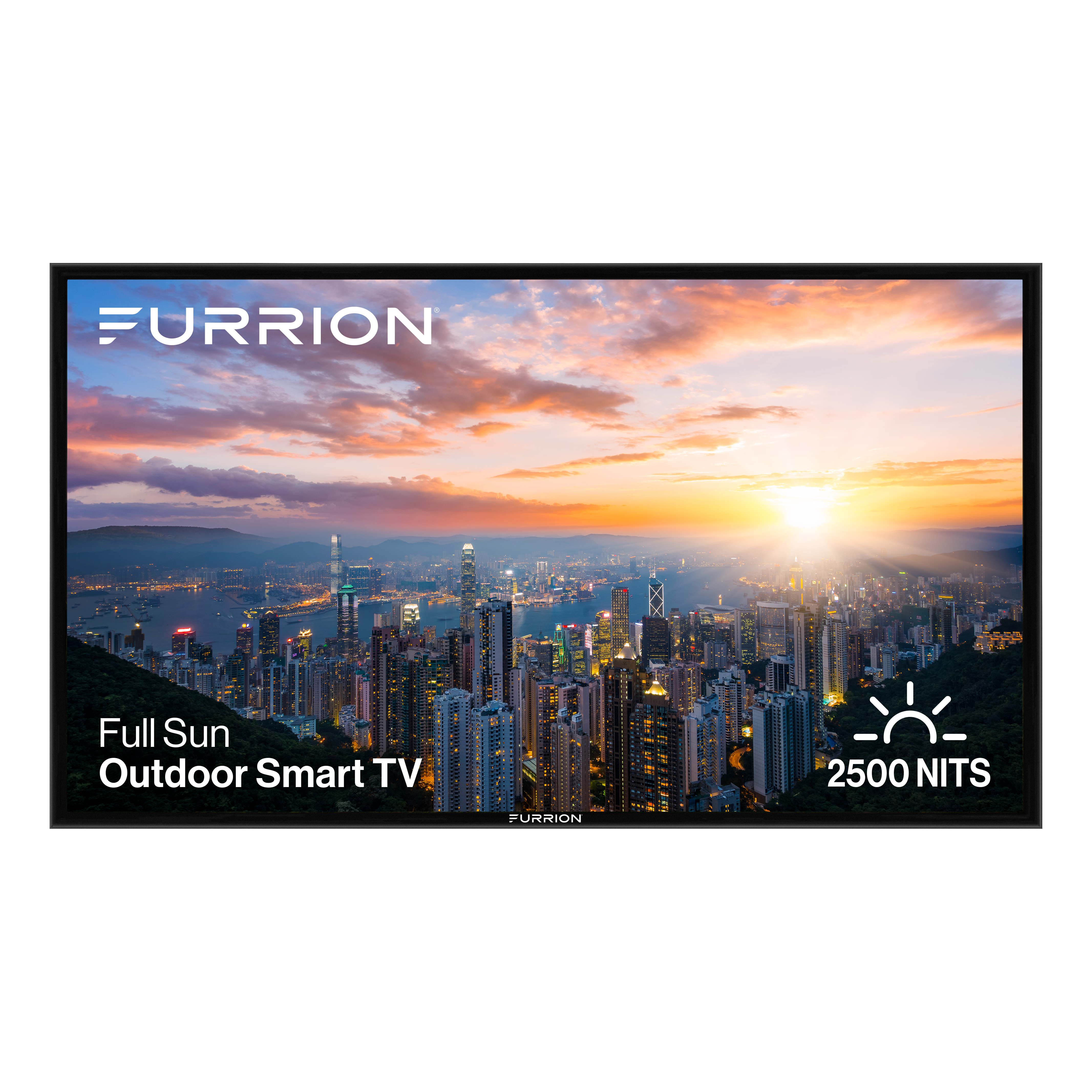 Furrion Aurora® Full-Sun Pro Series 4K UHD LED Outdoor Smart TV for Commercial & Residential Spaces