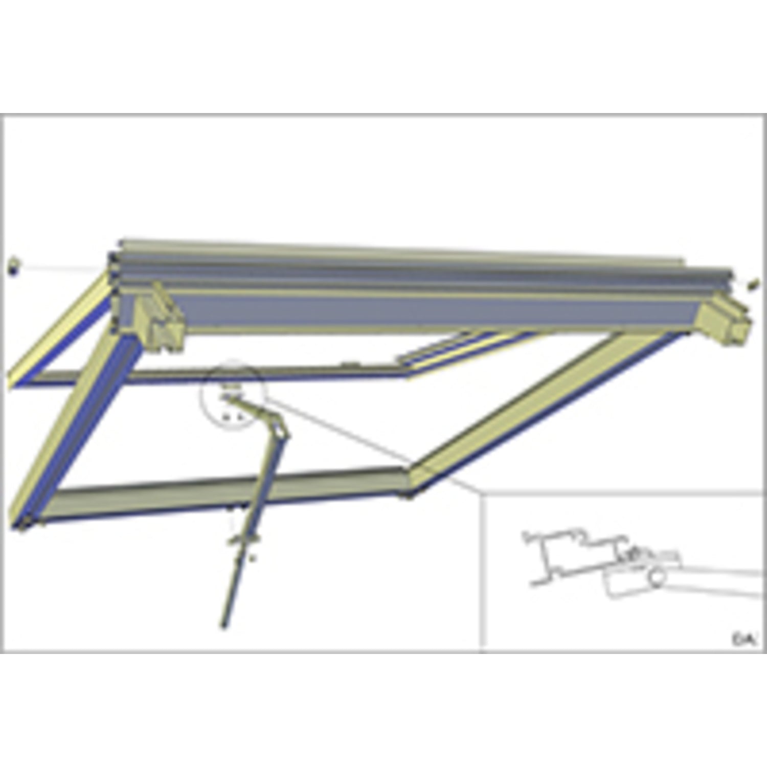 Janssens | Automatic Opener for Push Open Side Window or Roof Window