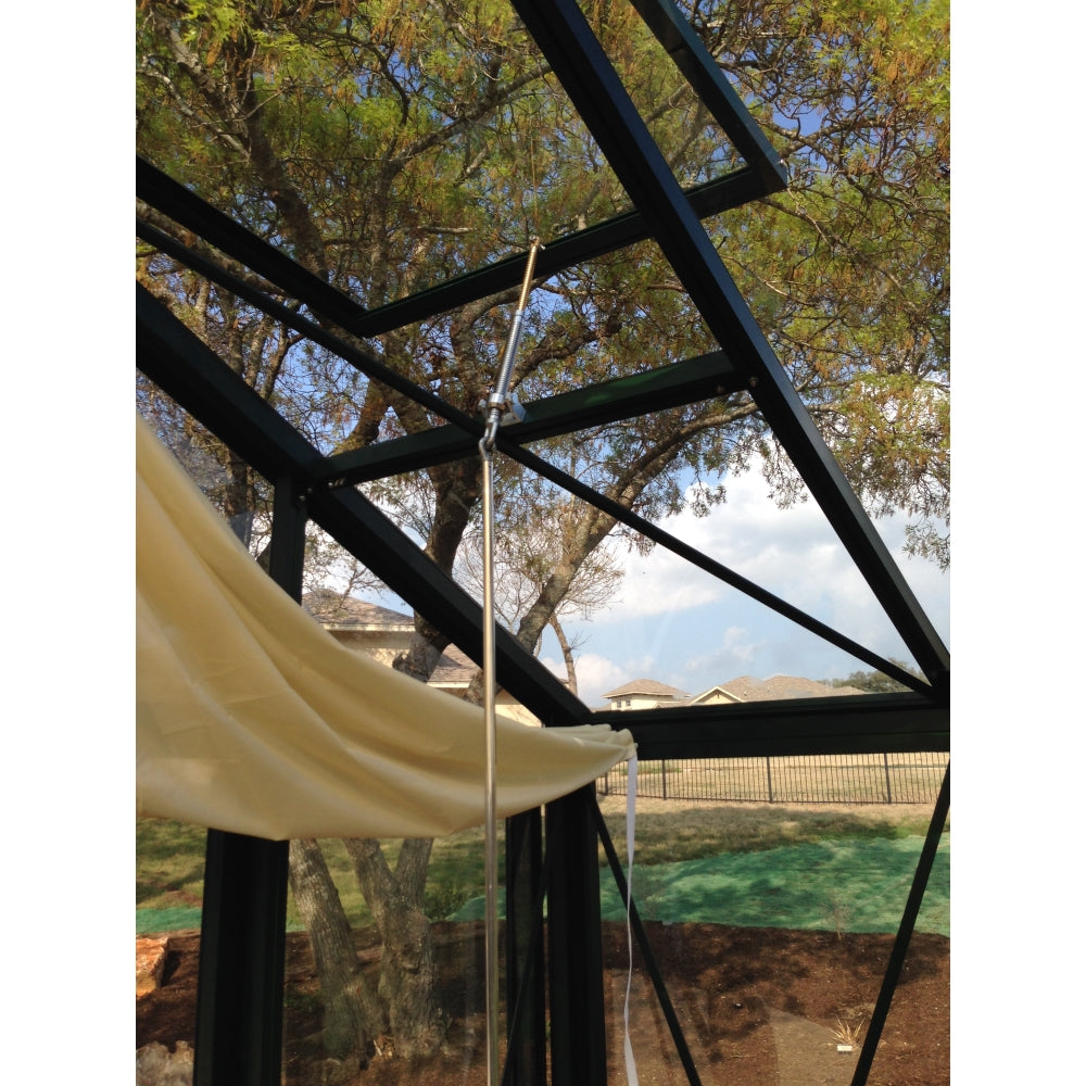 Janssens | 13x16x9 ft Royal Orangerie Glass Greenhouse Kit With 4mm Tempered Glass Glazing