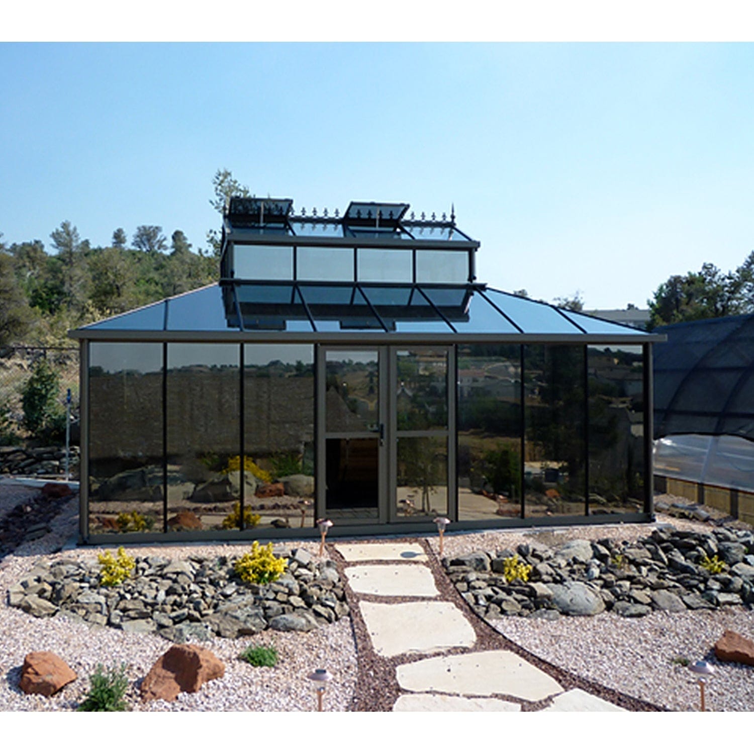 Janssens | Cathedral Victorian Glass Greenhouse Kit With 4mm Tempered Glass Glazing