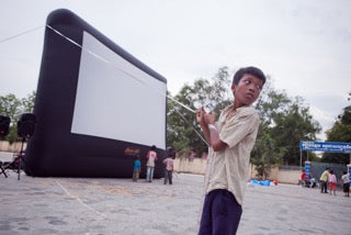 Home Outdoor Movie Screen Kit 20'